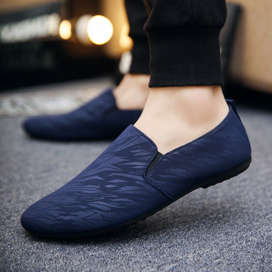 Business Korean Style Personalized Trendy Slip-on Leather Shoes