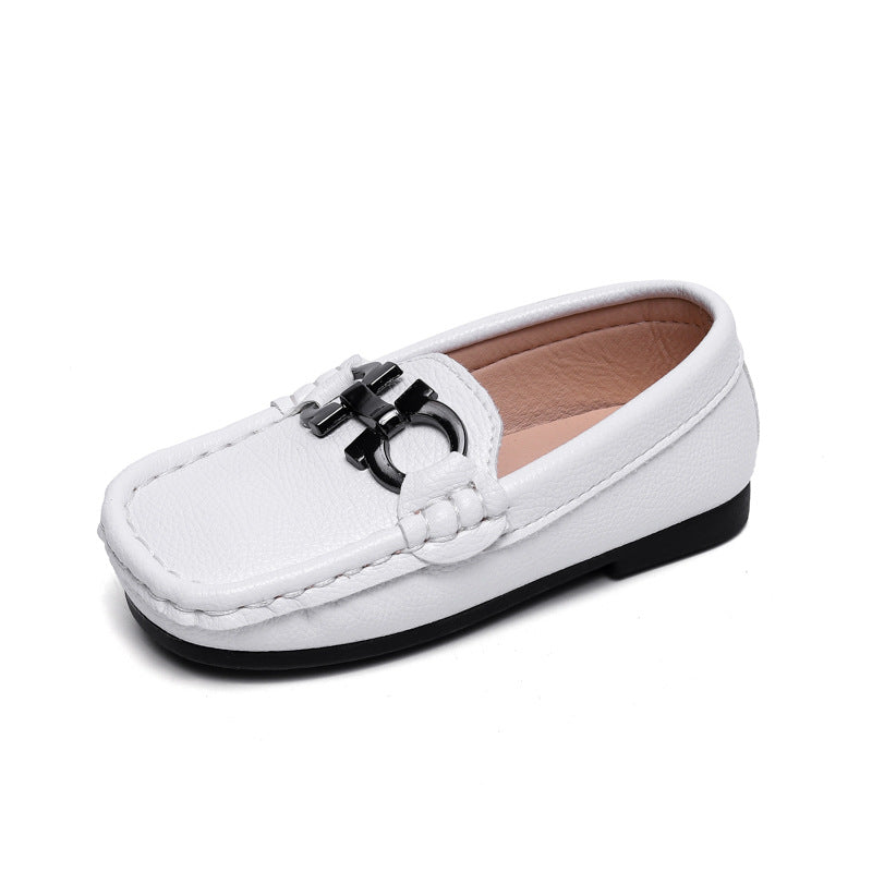 Men's & Children's Spring Artificial Korean Sleeve Leather Shoes