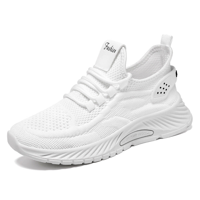 Women's & Men's Exercise Pumps Breathable Trendy Mesh Flying Sneakers