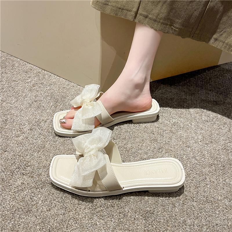 Women's Bow Outer Fashion Outdoor Korean Style Heels