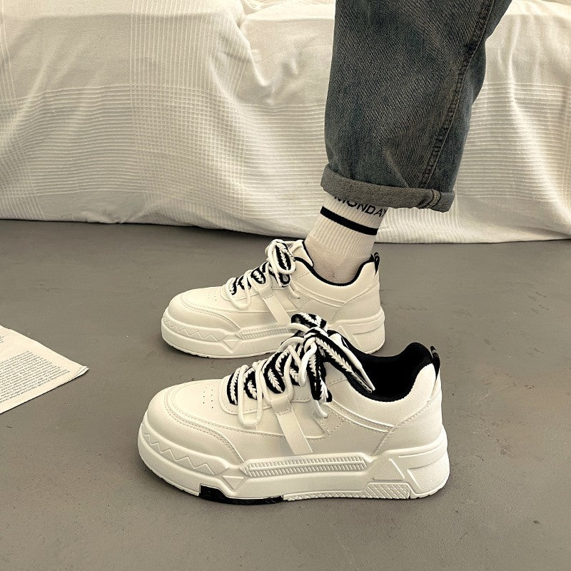 Women's Autumn Platform White Everyday Joker Korean Sneakers