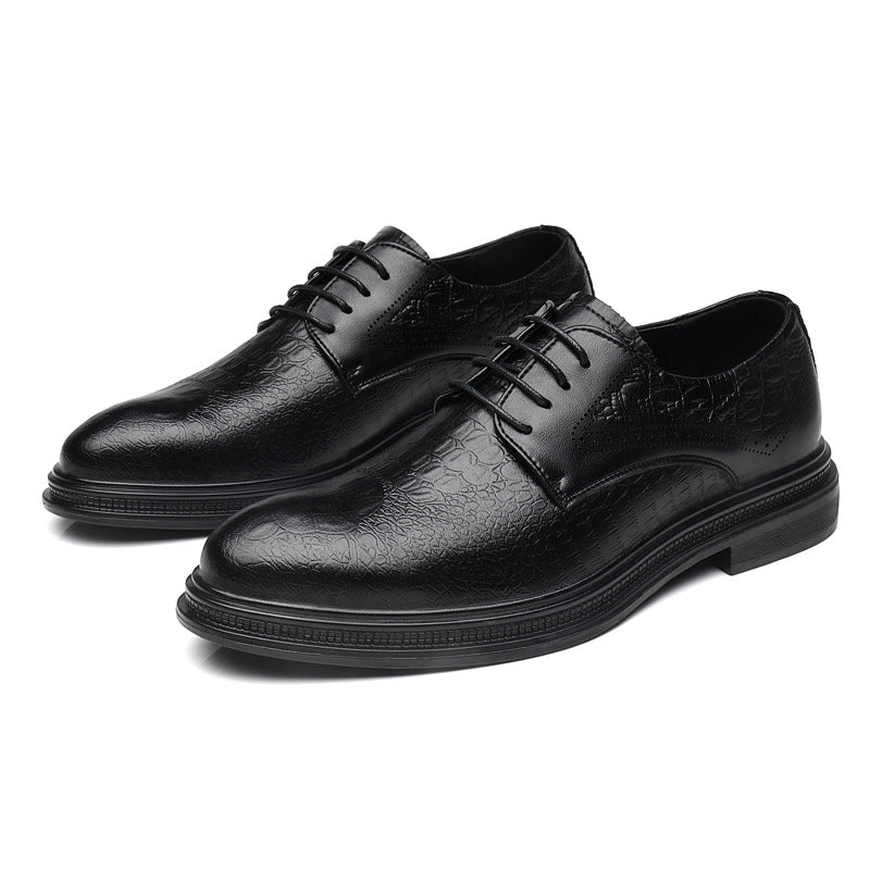 Men's Graceful Business Formal Soft Cowhide Leather Shoes