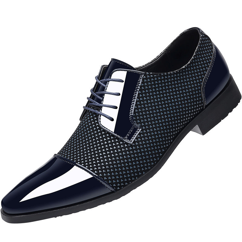 Men's Wear Wedding Business Trends British Patent Leather Shoes