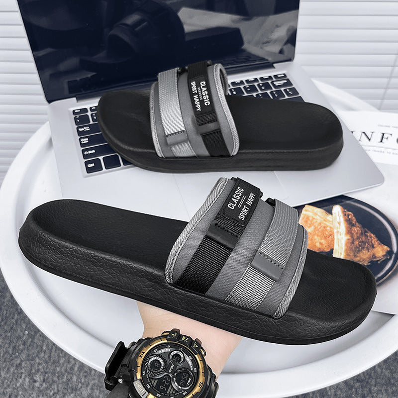 Men's With Feeling Summer Thick Bottom Fashion Flip Flops
