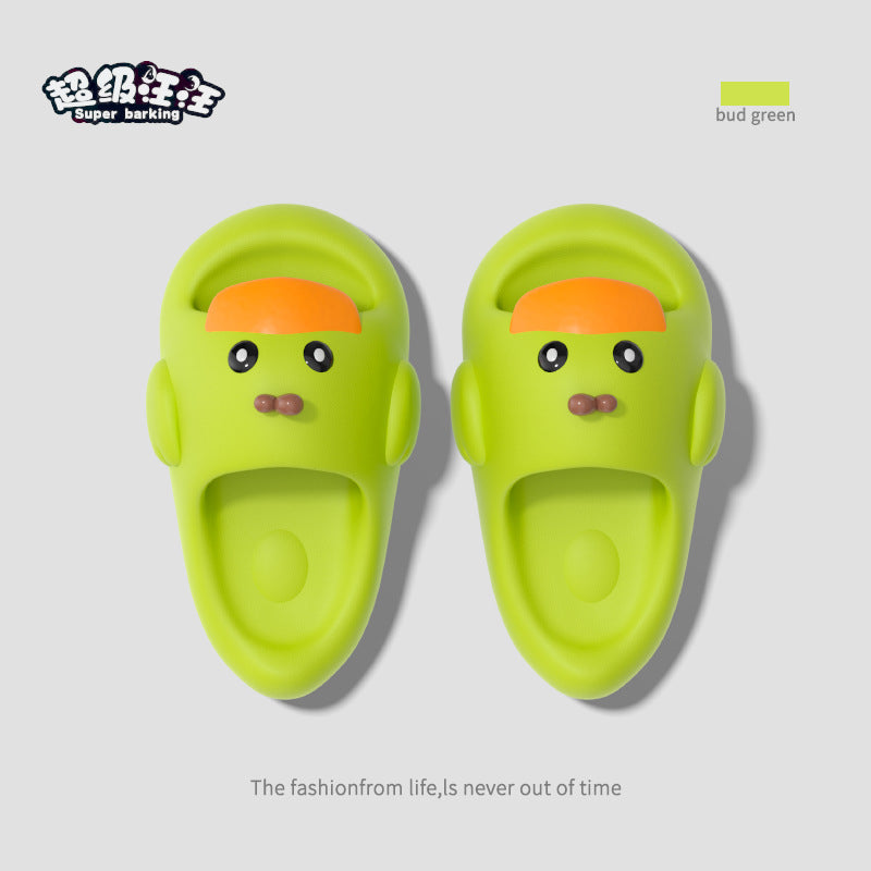 Women's & Men's Duck Summer Outdoor Fashion Cartoon Platform Flip Flops