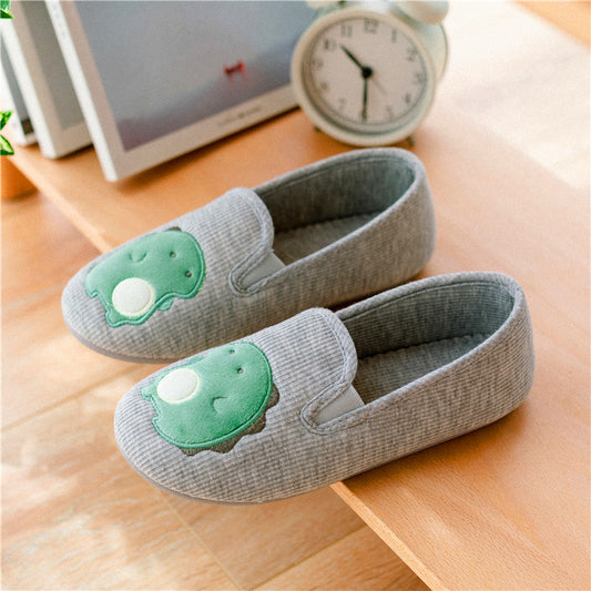 Cartoon Dinosaur Confinement Soft Bottom Small House Slippers